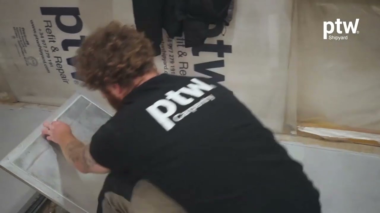 Megayacht Vinyl Flooring Refit | ptw Shipyard