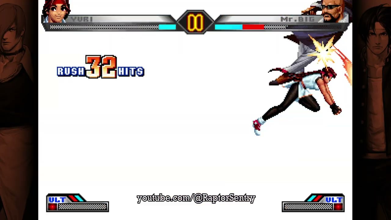 KOF 98 UMFE Yuri 80% Quick Max 32 Hit Corner Combo