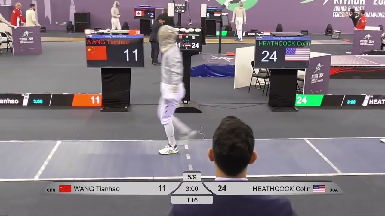 Riyadh World Championships 2024 JMS TEAM - L16 - China v USA