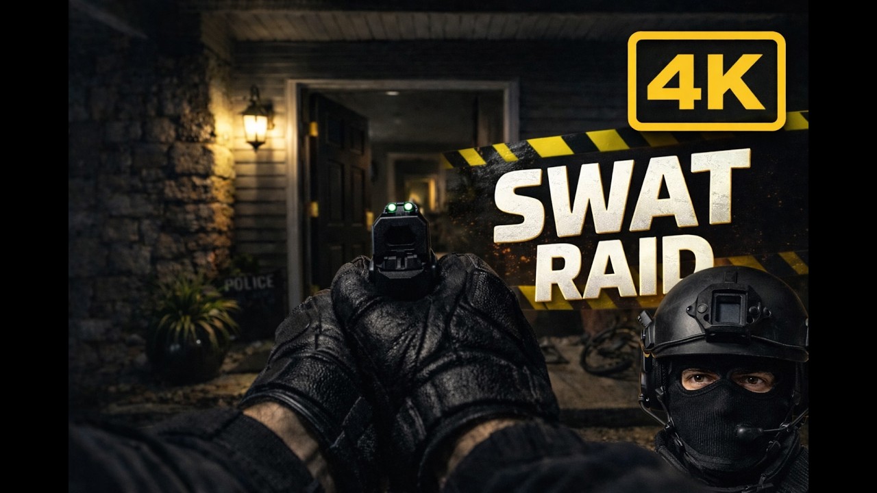 Ready or Not &ndash; Solo Tactical 4K | Clean Pistol Gameplay