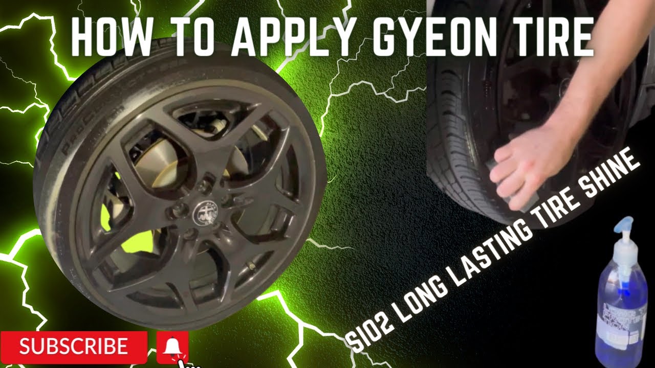Gyeon Tire - long lasting SiO2 tire shine!!