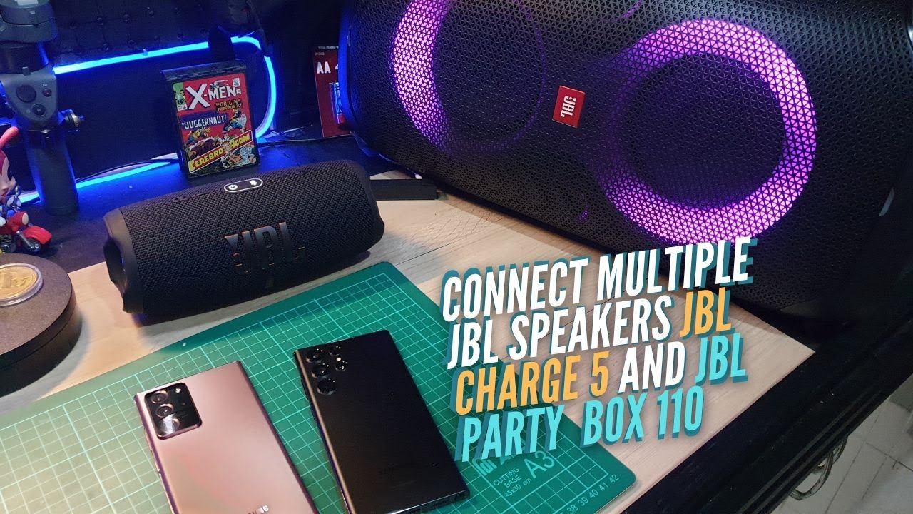 How to Connect Two JBL Bluetooth Speaker JBL Charge 5 and JBL party 110