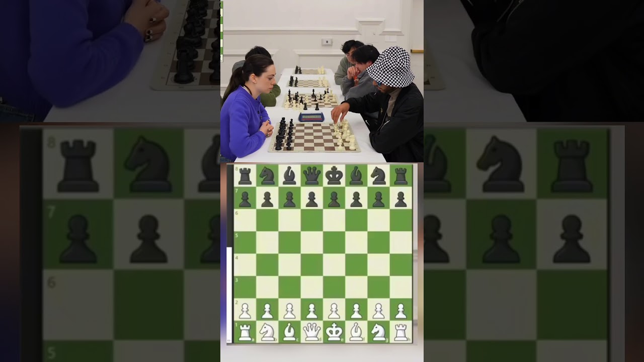 The Grandmaster pranked Crooked woman in Chess♟️🧠🤩She felt stupid #chessmen #grandmaster #prank