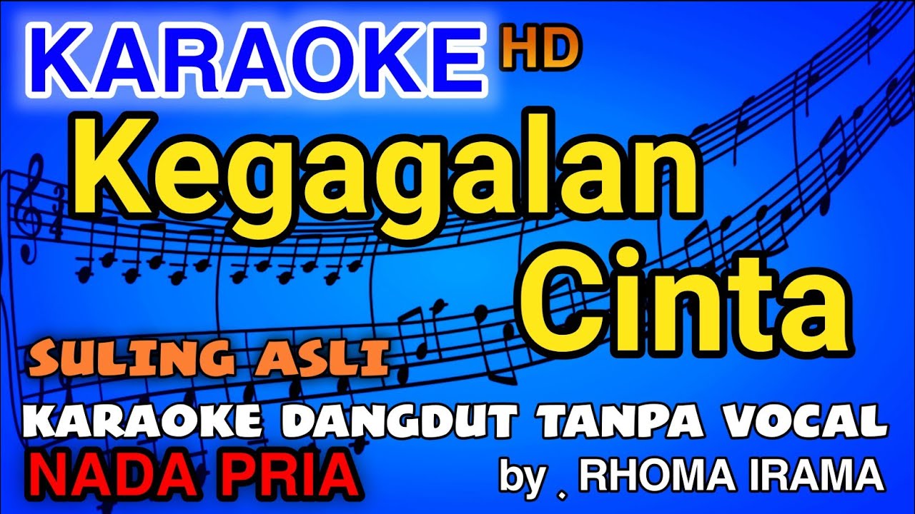 KEGAGALAN CINTA - KARAOKE DANGDUT MANUAL PA700