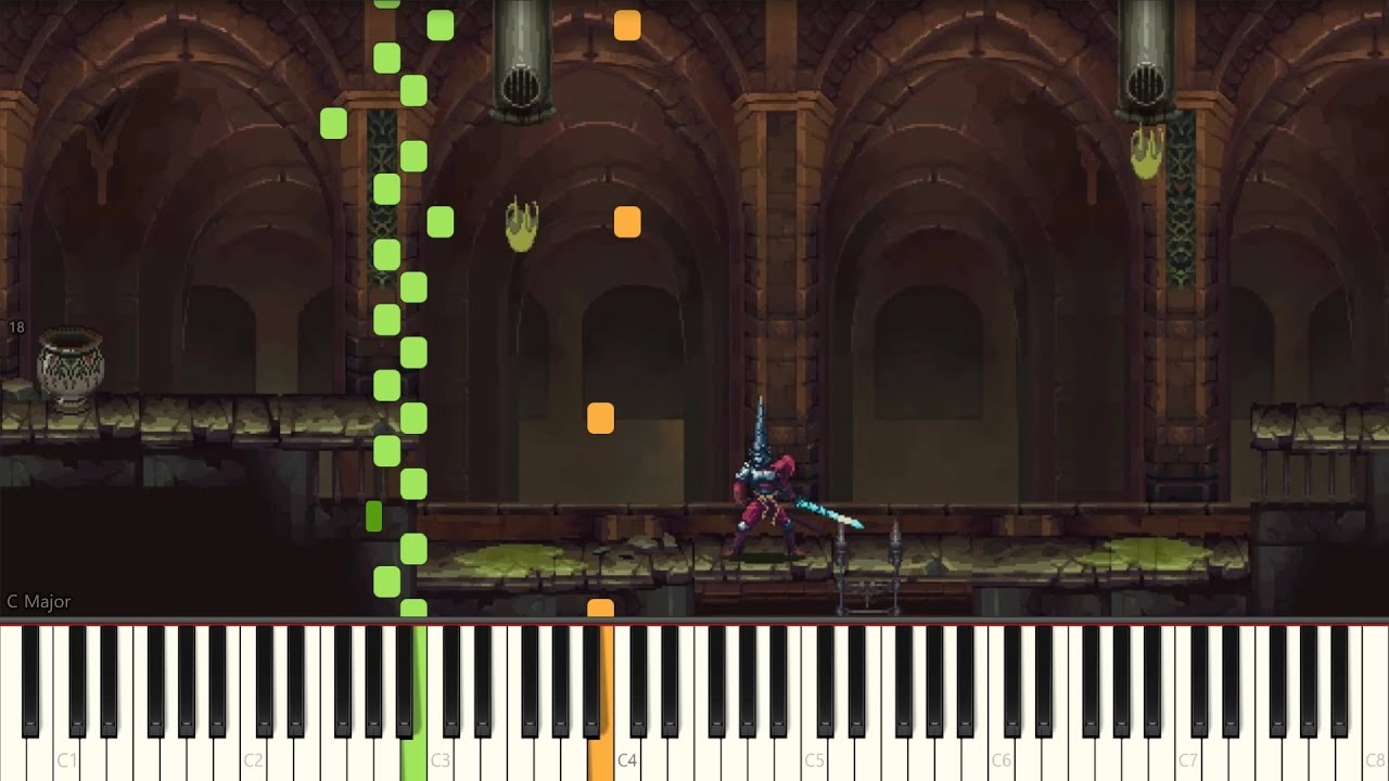 Blasphemous - Arpegios en Ocre 🟢 - piano tutorial