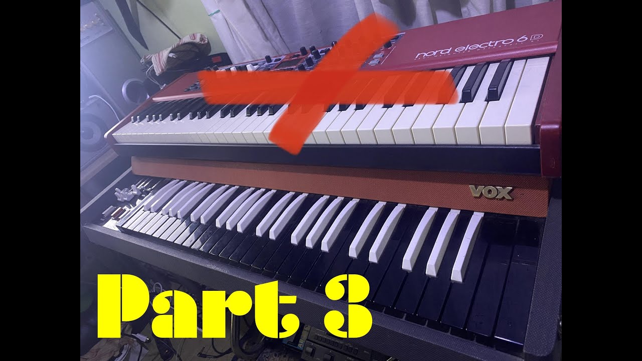 Vox Continental Vs Nord Electro 6D part 3 #nord #nordelectro #organ