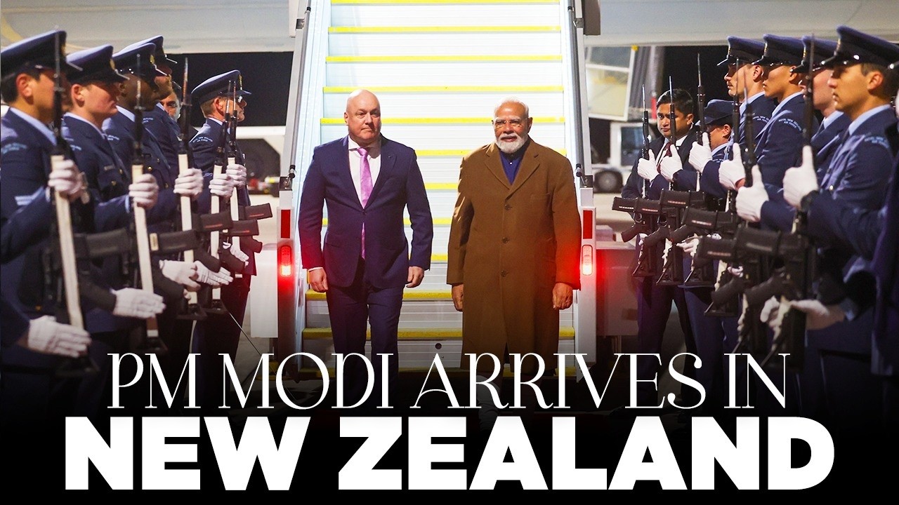 LIVE: PM Modi arrives in New Zealand