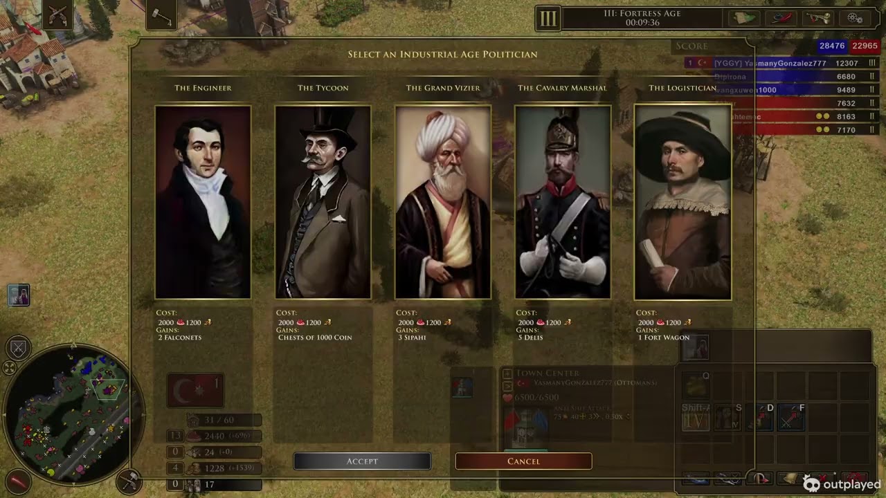Ottoman - Crazy game --- Age of empires 3 DE