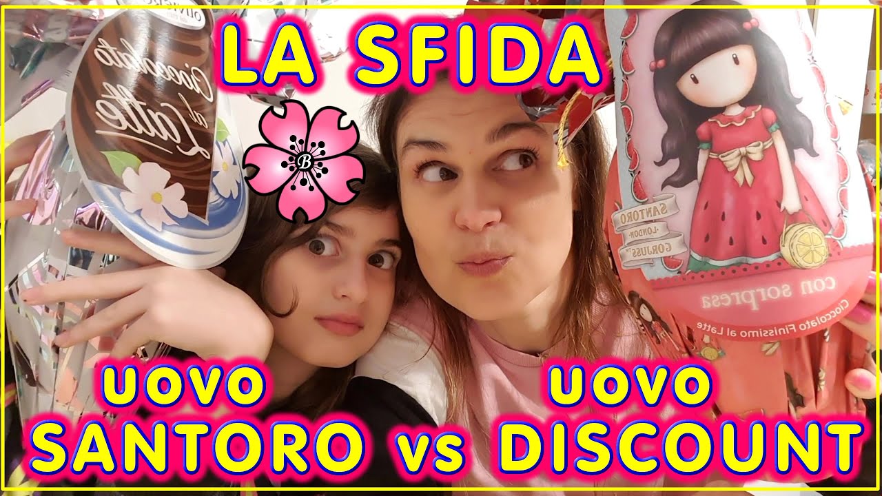 Uovo di Pasqua Santoro GORJUSS vs Uovo del DISCOUNT che costa la metà *sfida*