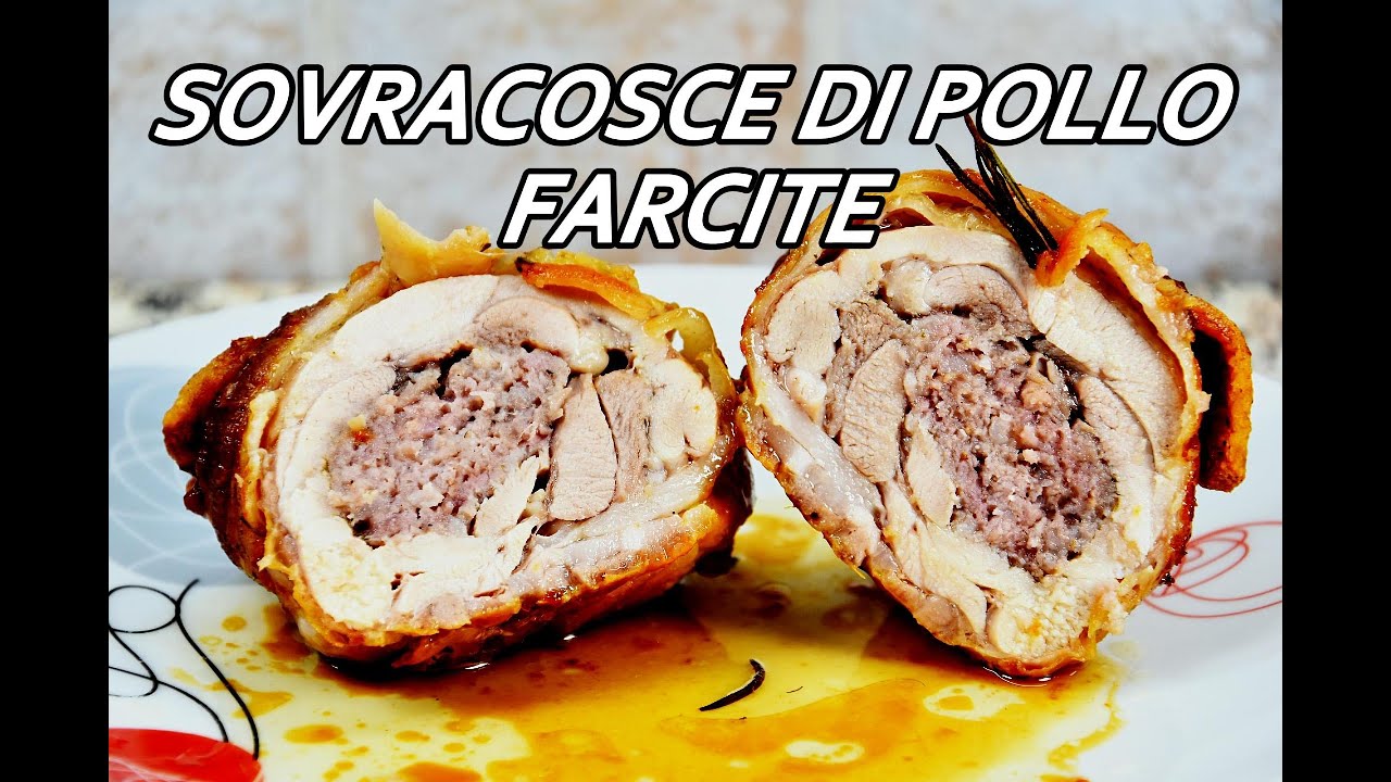 SOVRACOSCE DI POLLO FARCITE, buonissime e facili da fare, un piatto come al ristorante !