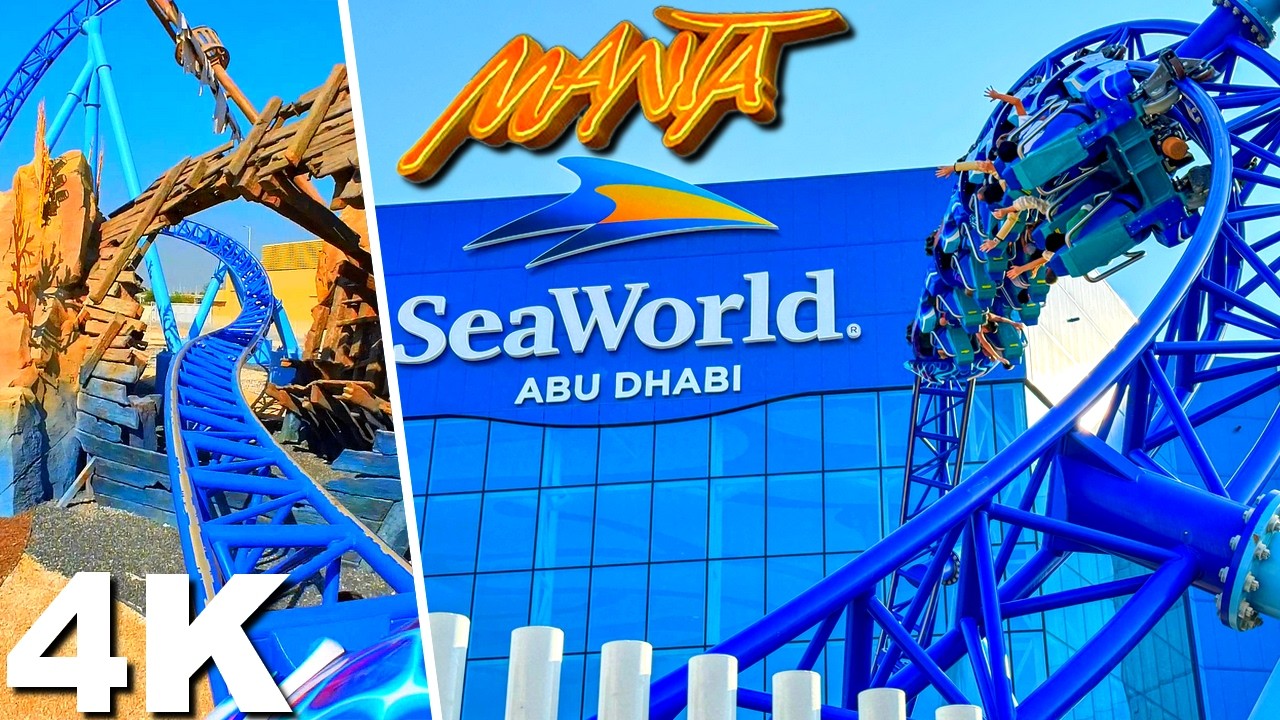 Manta [On-Ride 4K POV] - SeaWorld Abu Dhabi