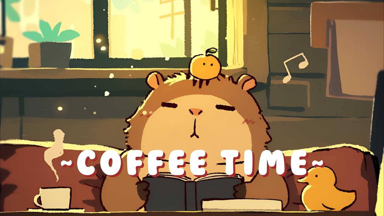 Capybara Chill Station | Chill Jazz Beats to Relax/Study 🦫 🎵 ✨