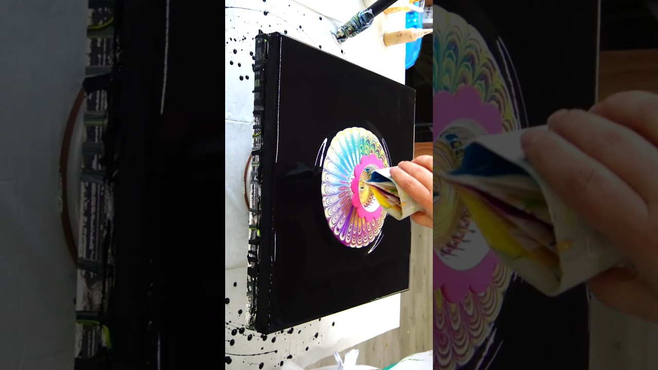 Sitko do zlewu Pouring Paint inro ~ ASMR Paint Flow 🫗