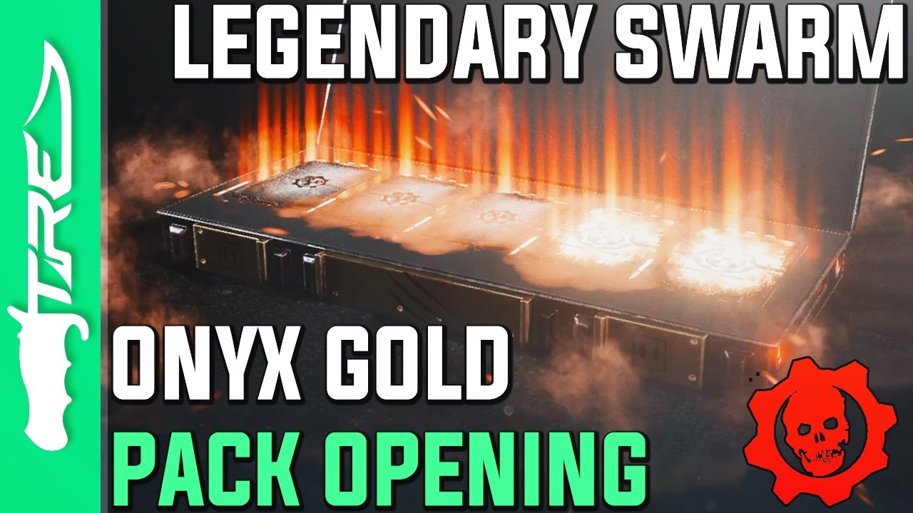 LEGENDARY ONYX GOLD SWARM! - Gears of War 4 Gear Packs Opening - 11 ONYX GOLD GEAR PACKS (GoW 4)