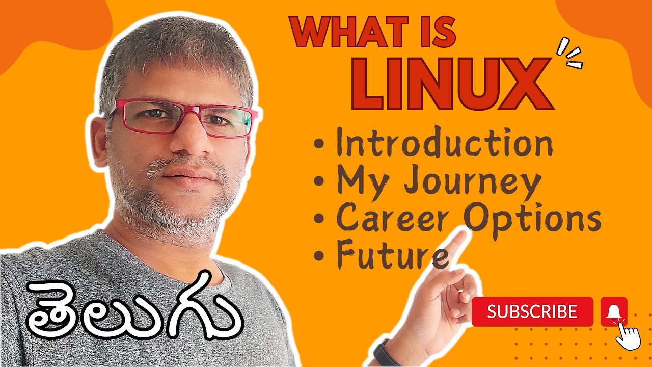 x27b Linux Intro, My Journey, Career Options & Future in తెలుగు #training #education #linux #telugu