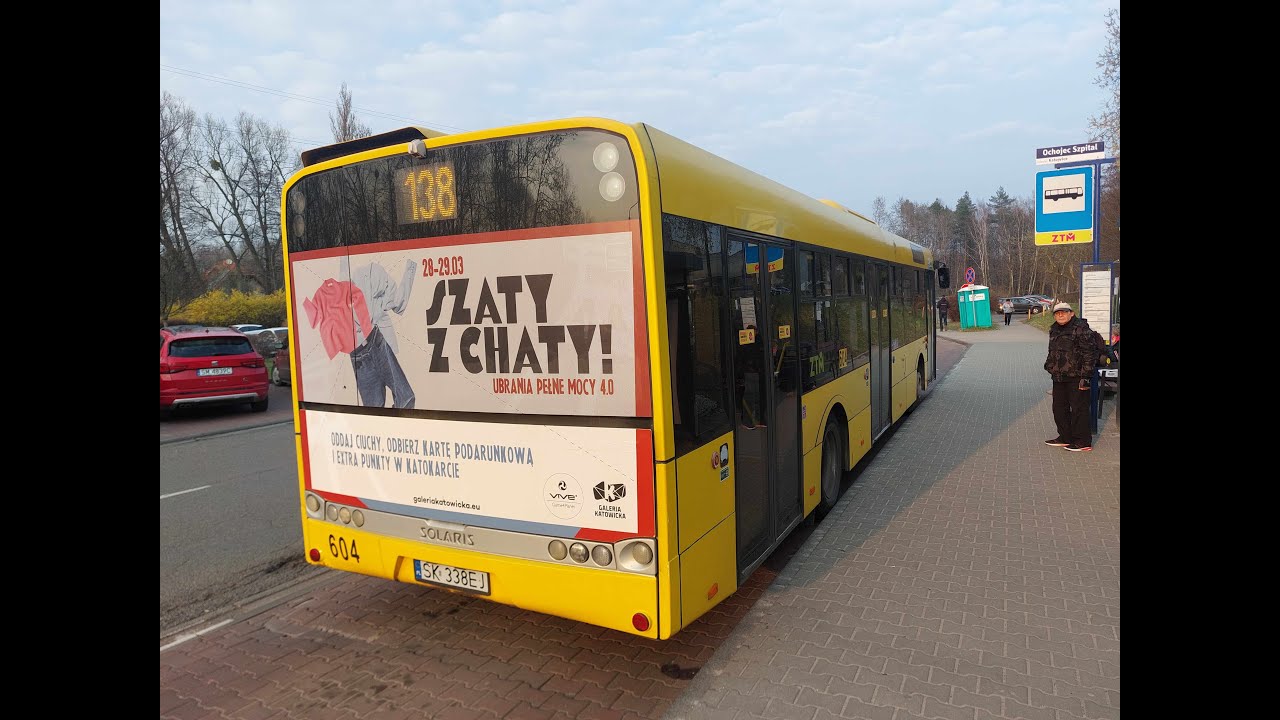 ZTM Katowice (PKM Katowice) @ Solaris Urbino 12 III #604, Linia 138