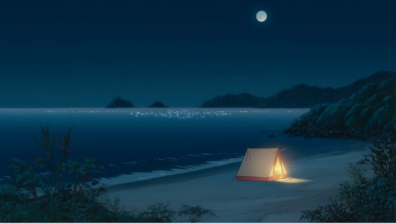 Ocean Waves 🌙 Beach Night Sounds for Sleep, Relaxation & Study - 3 Hours Long