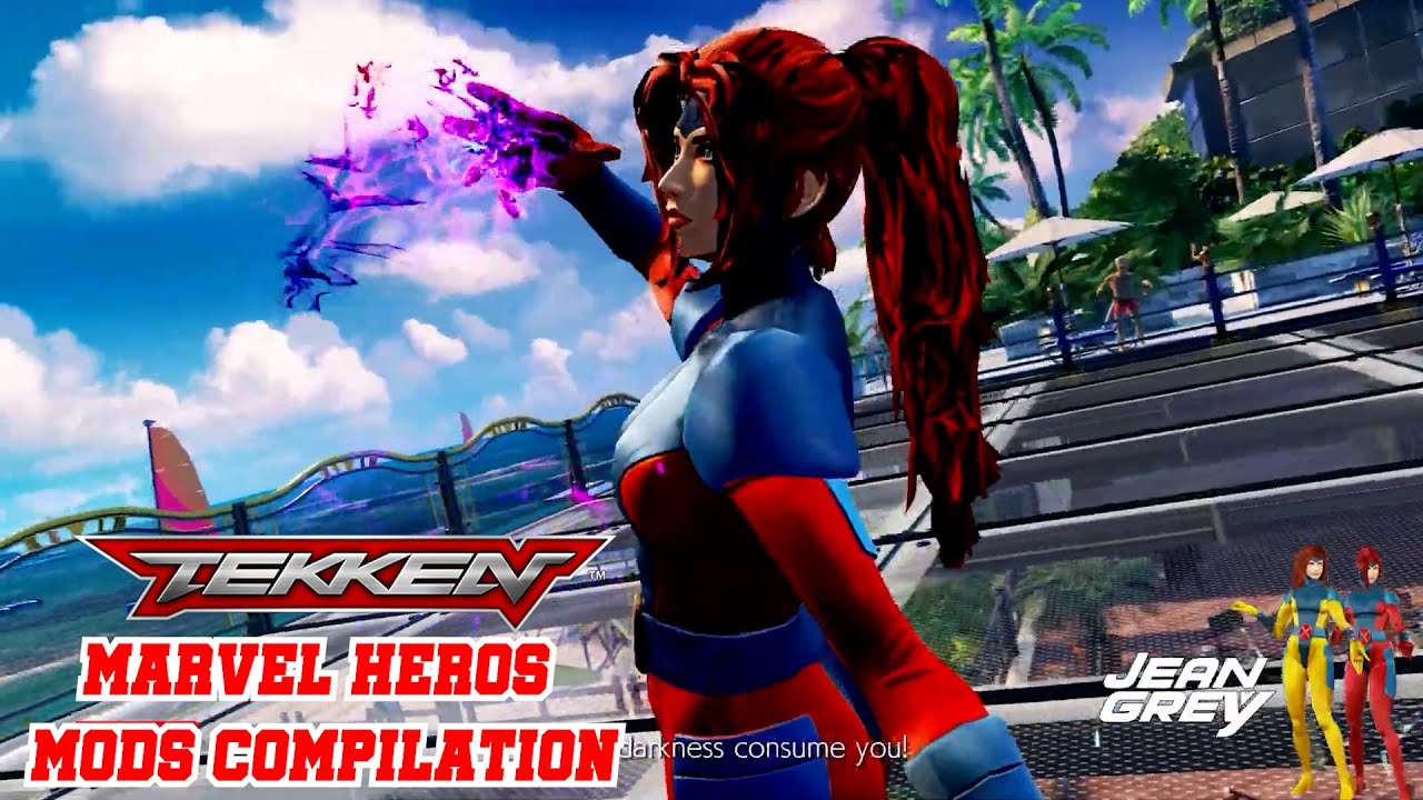 Tekken 7   Marvel Heros Mods Compilation