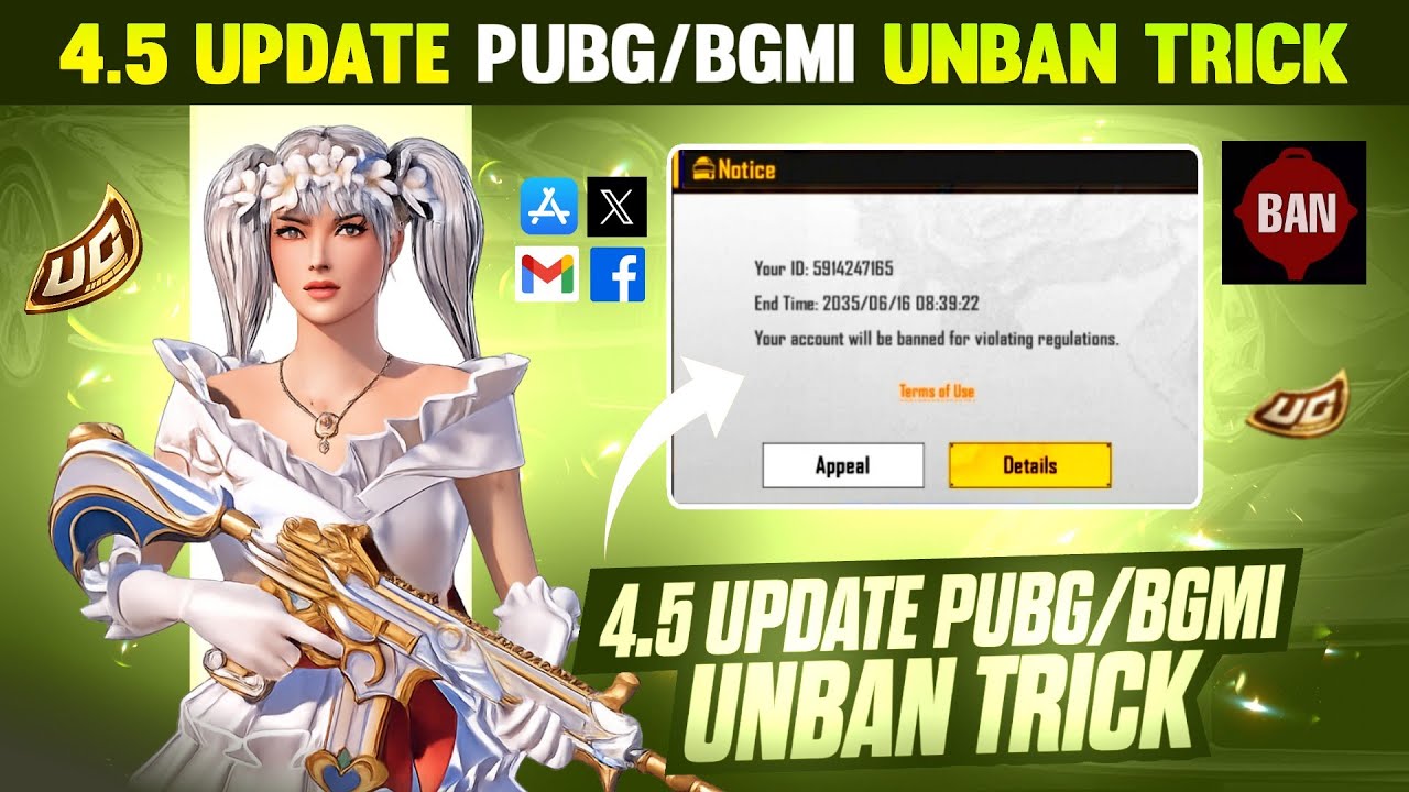How to Unban BGMI Account | 10 Year Unban  BGMI ID | Bgmi ID Unban kaise karen | 100% Working Trick