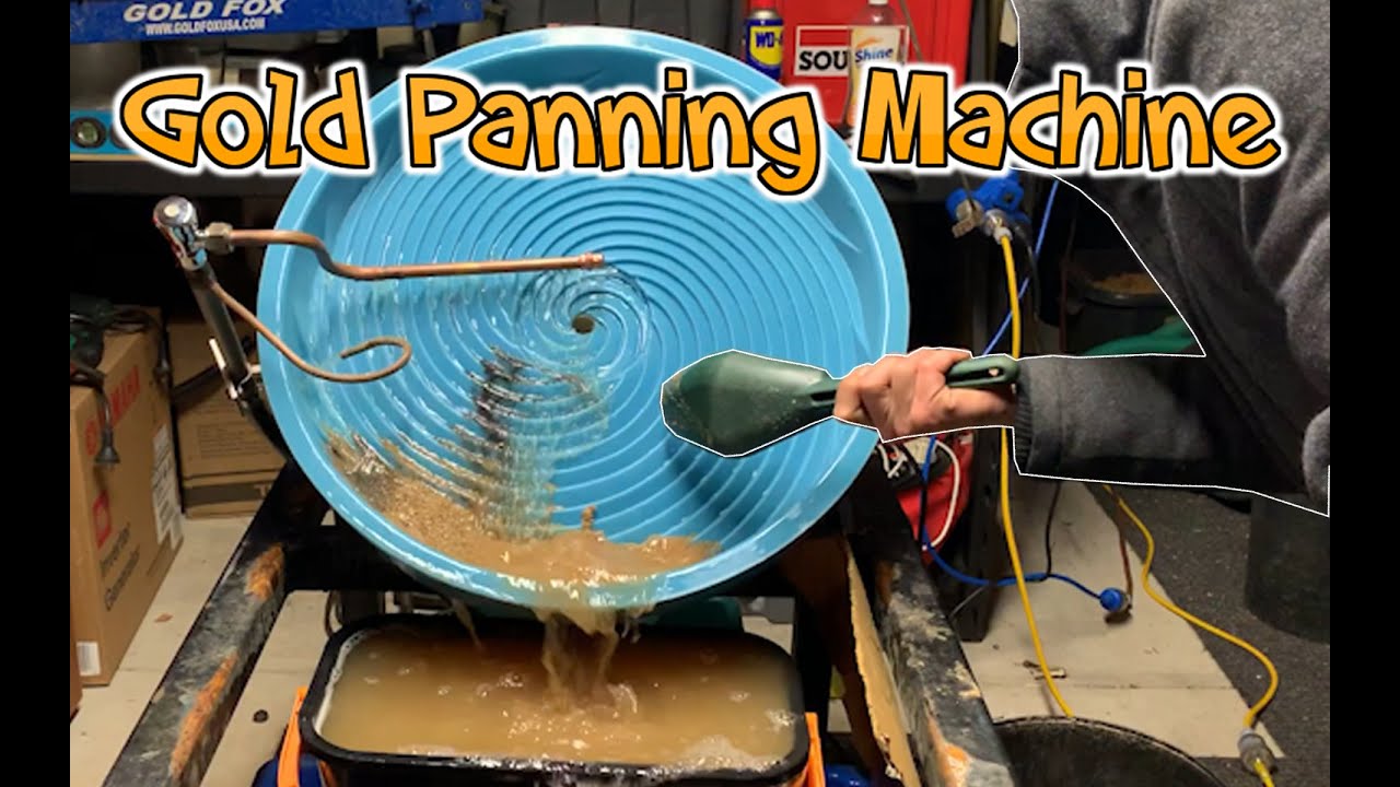 Gold Panning Machine Garage Test