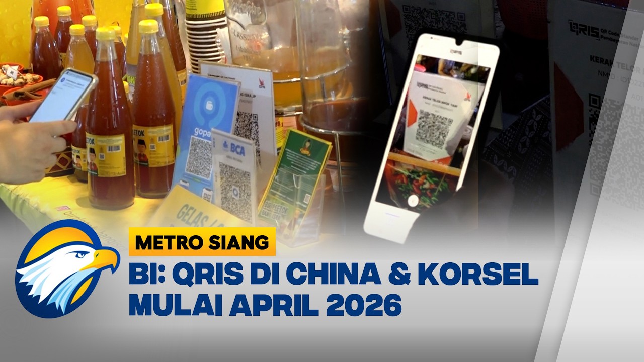 Kabar Gembira! Liburan ke China dan Korsel Makin Mudah dengan QRIS | Metro Siang
