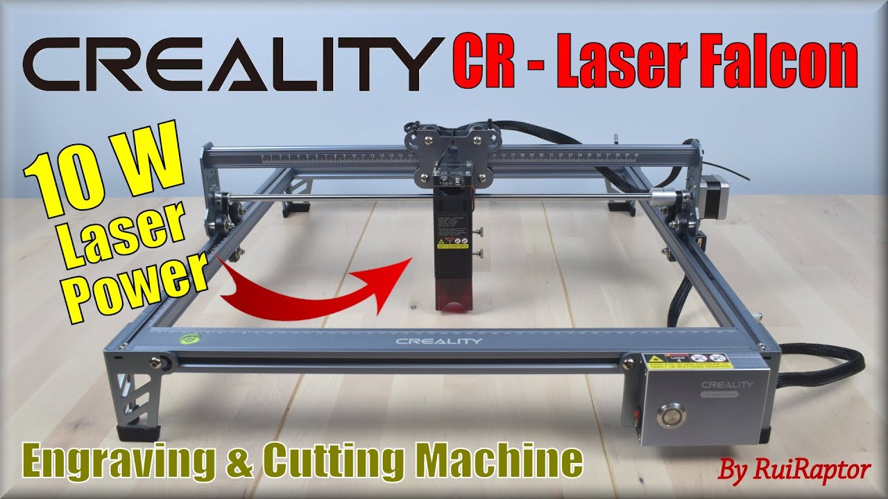 Creality CR-LASER-FALCON + Accessories (Engraving & Cutting Machine) - Overview and Assembly Guide