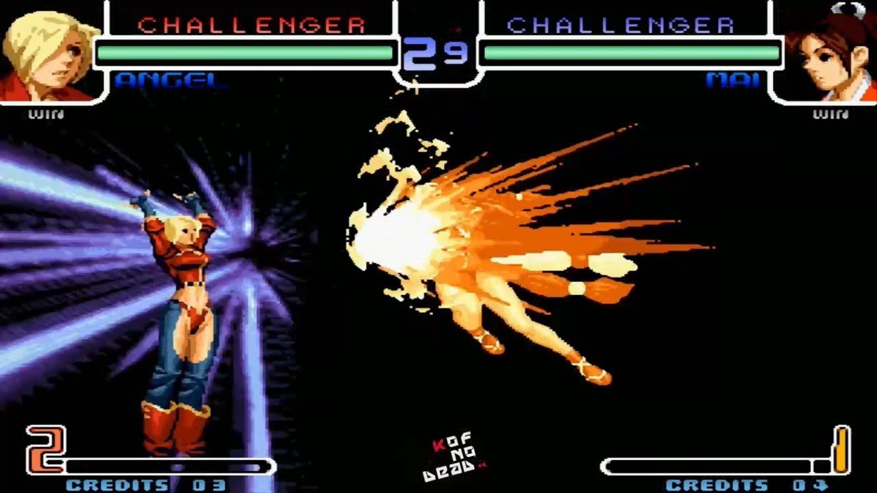 Angel DM SDM vs Mai DM SDM KOF 2002