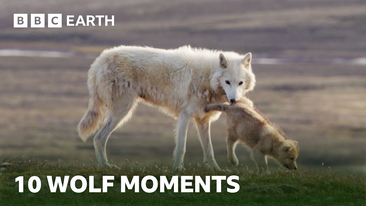 10 невероятных моментов из жизни волков | BBC Earth