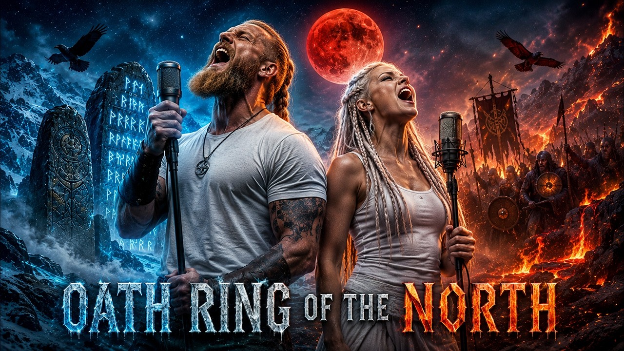 OATH RING OF THE NORTH 🔥⚔️ RAVENBORN | Viking Song | Viking Duet | Epic Viking Rap 🔥