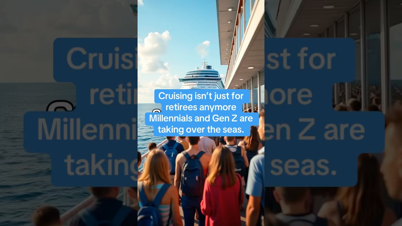 Cruising isn&rsquo;t just for retirees anymore &mdash; Millennials and Gen Z are taking over the seas.