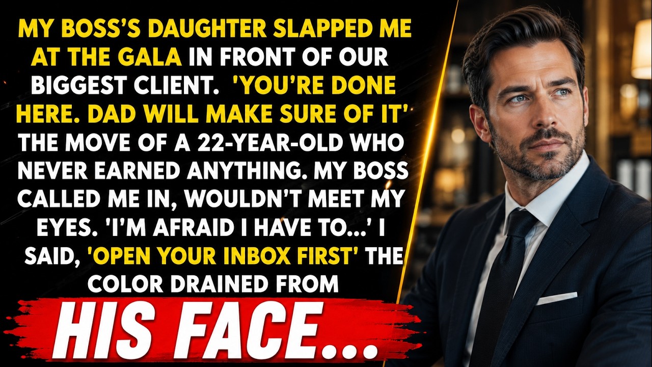 My Boss&rsquo;s Arrogant Daughter Slapped Me at the Gala&mdash;But I Had Proof  She Never Saw It Coming