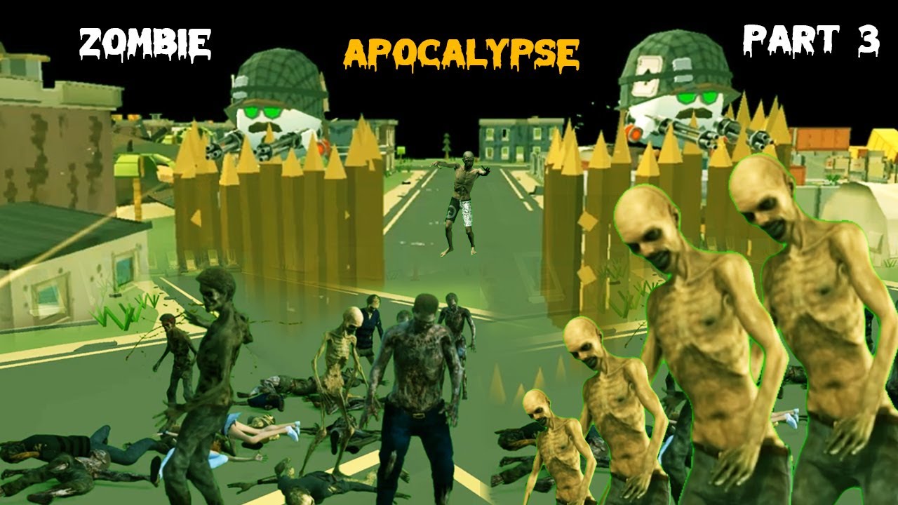 Chicken Gun But Zombie Apocalypse Part 3 | Chicken Gun Gameplay | DotDorDee Gaming