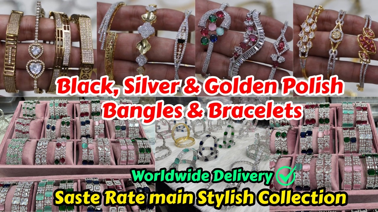 Exclusive AD Bangles Wholesale | Dual Tone & Mehdi Polish Main New Designs