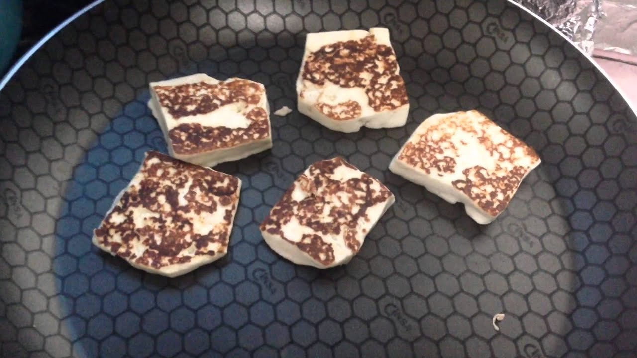 Queso a la plancha por el chef neojack