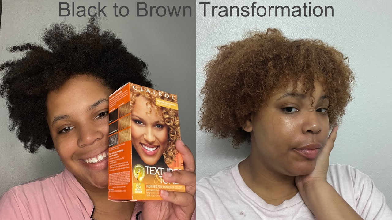 How To Dye Your Hair Light Brown|             Textures & Tones Honey Blonde #2024 #naturalhair