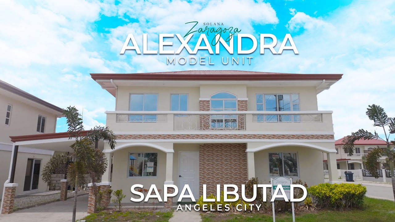 Solana Zaragoza Pampanga | House and lot Angeles City | Alexandra | Single Detached 4 Bedrooms