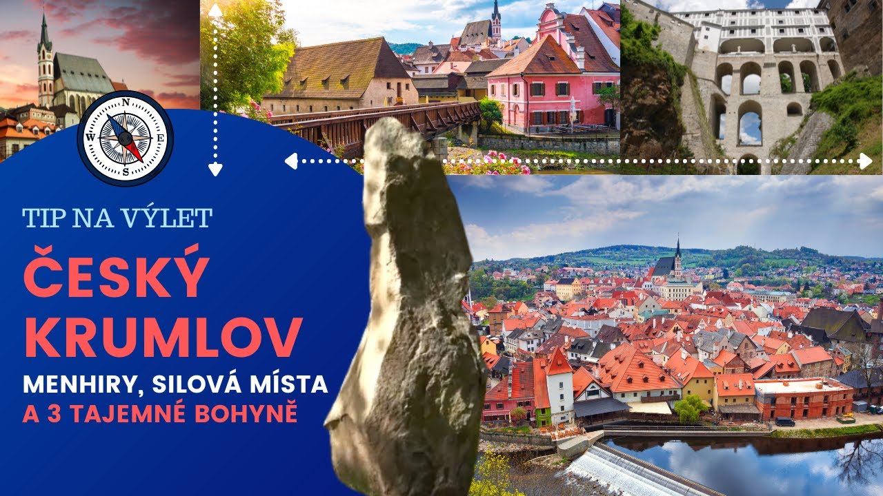 Mystický Český Krumlov -  menhiry, silová místa a 3 tajemné bohyně