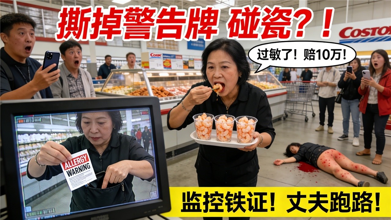 趁店员弯腰偷撕