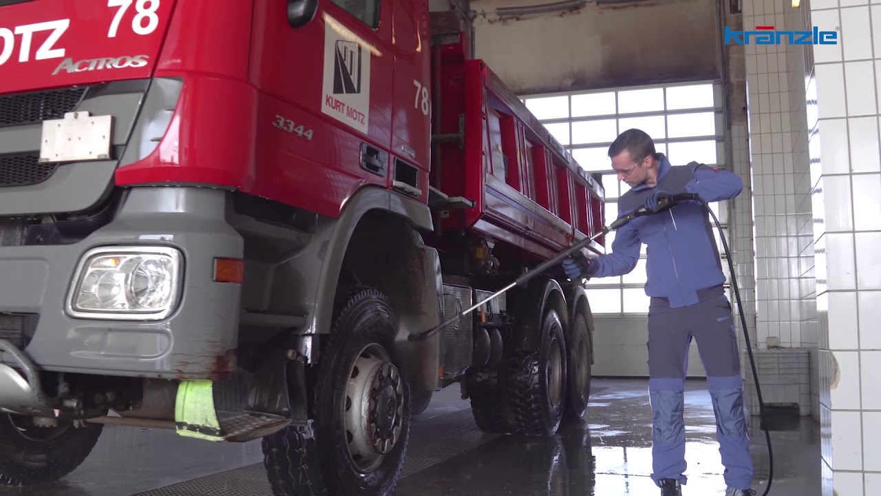 Nettoyage de camions