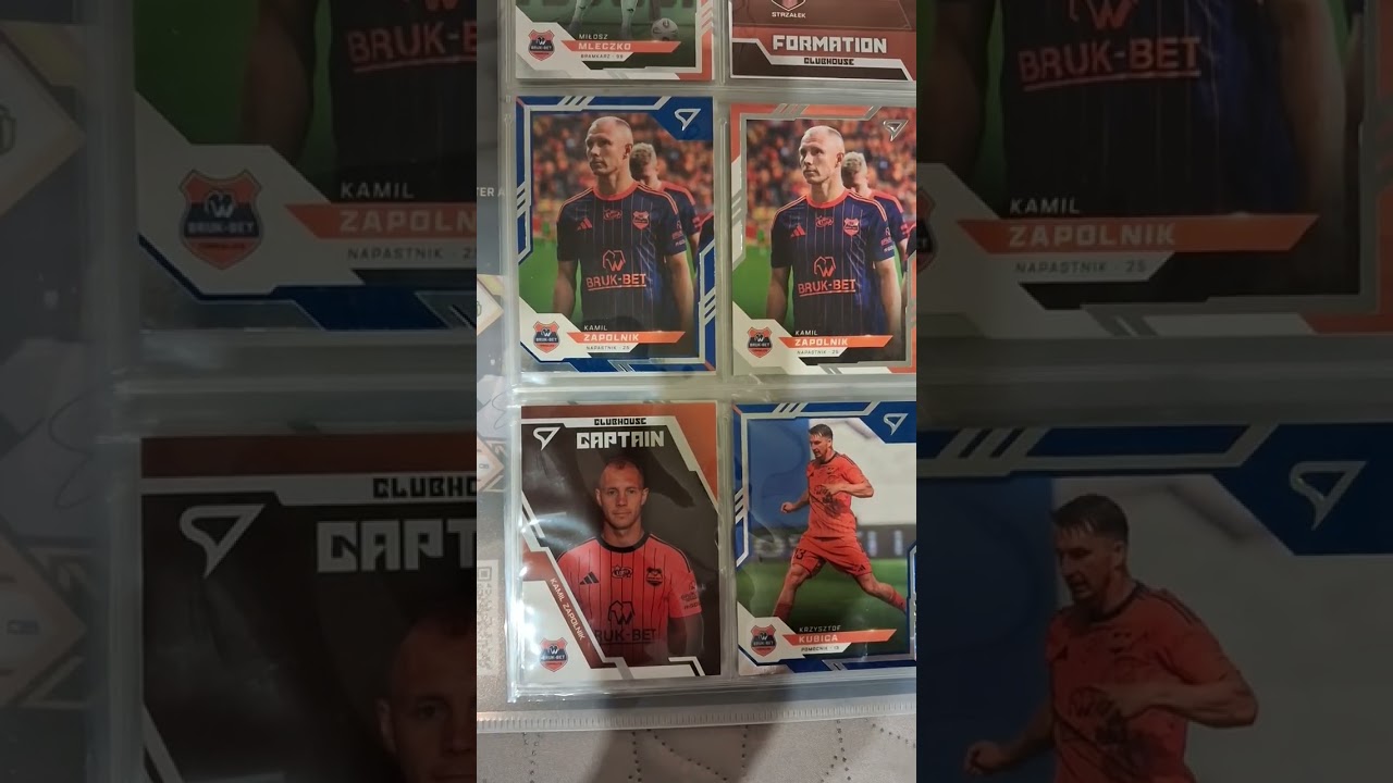 Karty piłkarskie - polska ekstraklasa w sezonie 2025/26 - unboxing