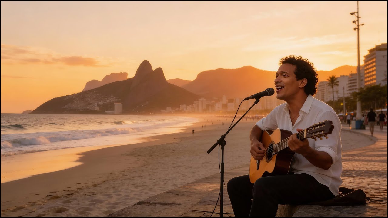BOSSA NOVA pra se sentir no CALÇADÃO de COPACABANA 1965 | Inspirado em TOM JOBIM