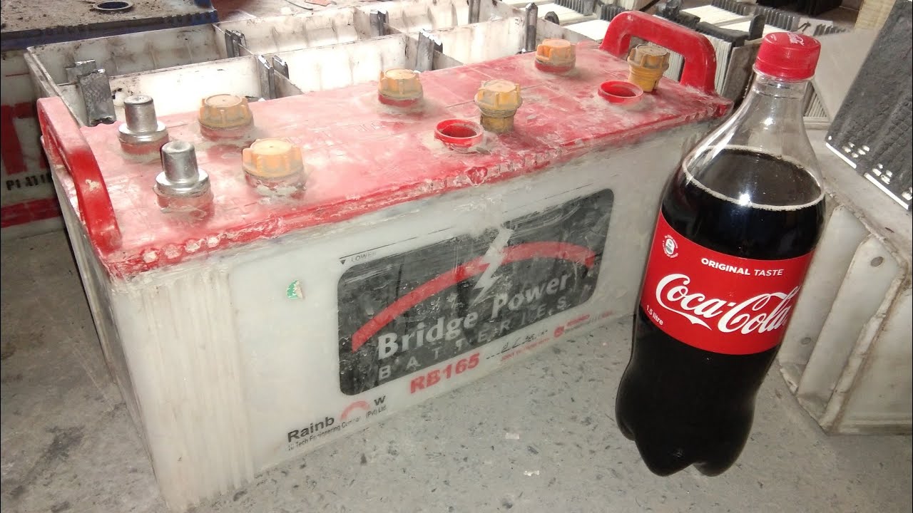 Coca Cola battery repair. How to repair battery at home using coco cola