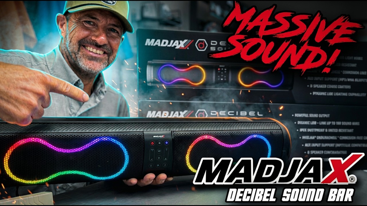 EP 155 - Саундбар MadJax Decibel - 28-дюймовая мощная звуковая панель - Распаковка и обзор