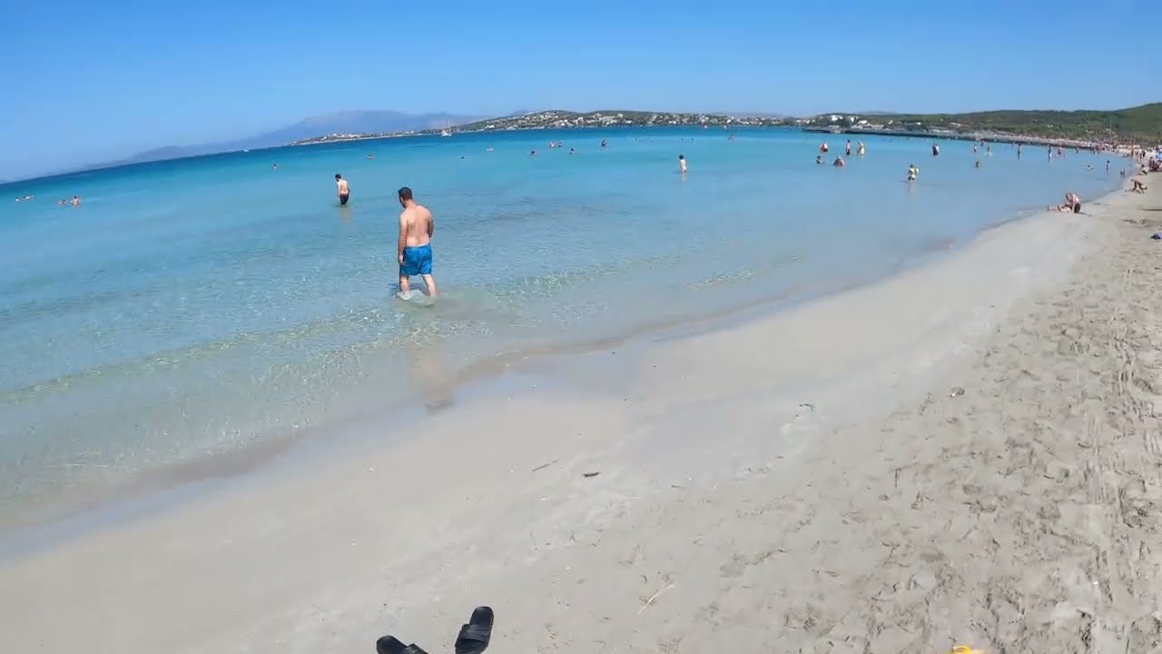 ☀️ Bikini Beach Walk in Ilıca | Turkey 4K