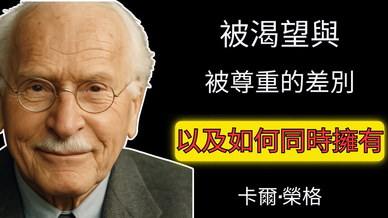 被渴望與被尊重的差別，以及如何同時擁有 | 卡爾·榮格