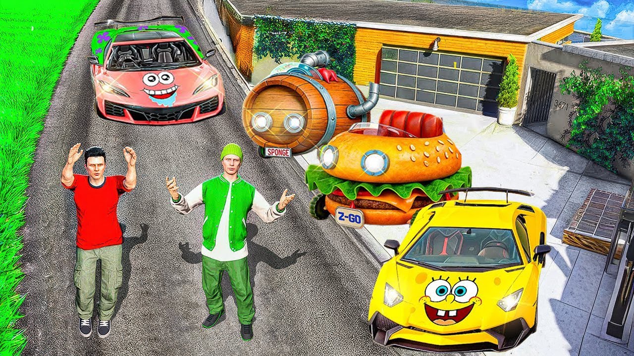 Colectez TOATE Masinile SPONGEBOB SECRETE in GTA 5!