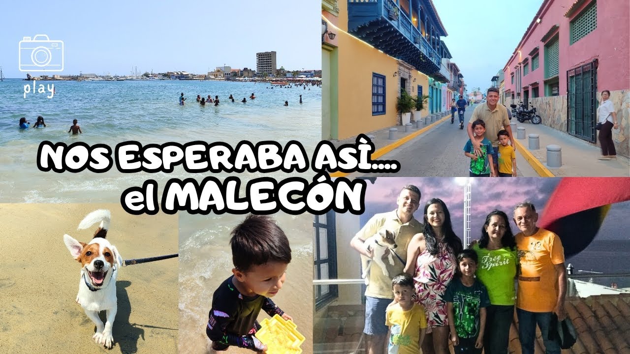 Queríamos VER como estaba realmente, EL MALECÓN de PUERTO CABELLO y así nos recibió 😍