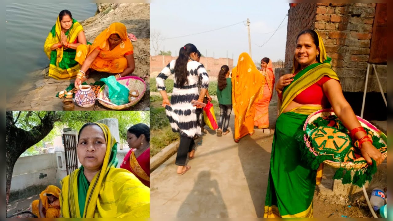 #video चलिए आप लोग मेरे साथ मेरा मायका और हमारी गंगा नदी को देख लीजिए💁‍♀️ऐसे ही बीता मेरा बचपन यहां🏡