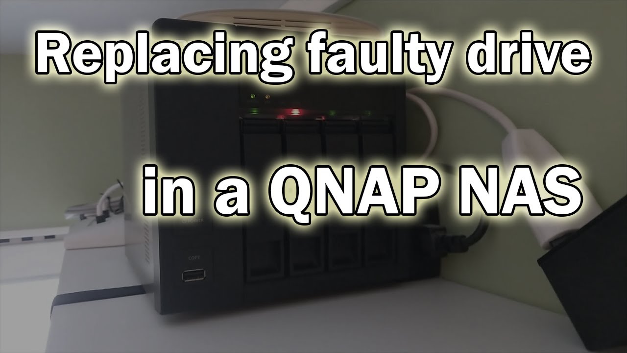 How to replace a faulty drive in a QNAP
