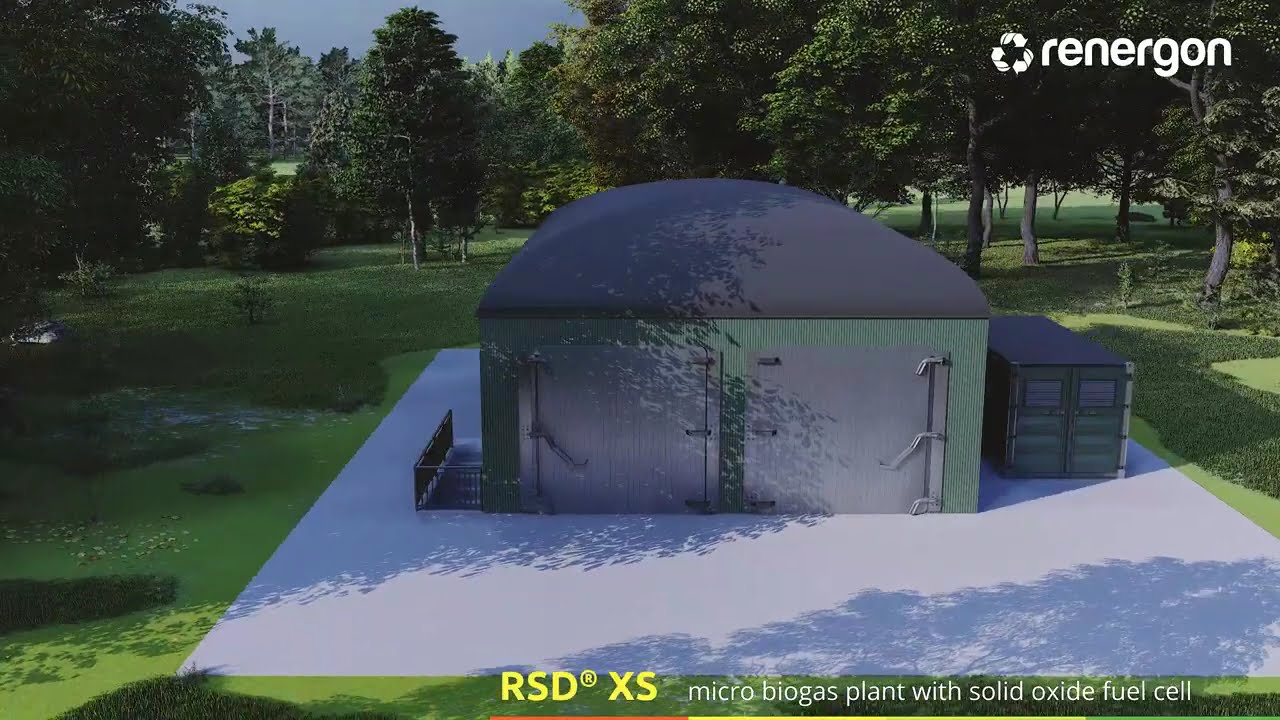 Mini Biogas Plant with Fuel Cell - NEW 2025